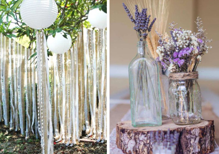 Ideas low cost para la decoración de tu boda en Granada