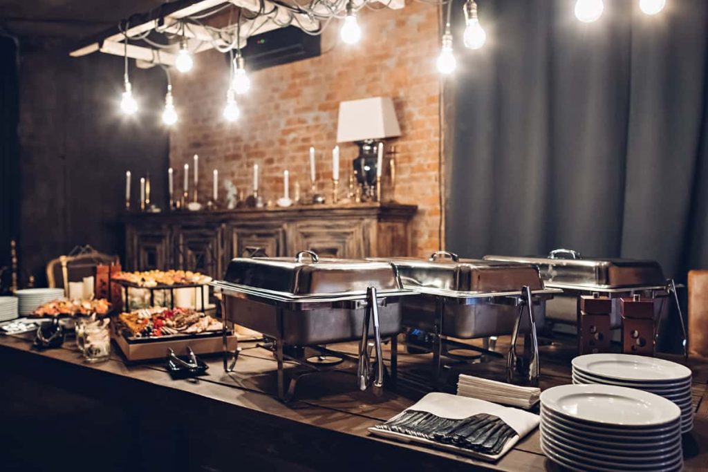 Funciones del servicio de catering